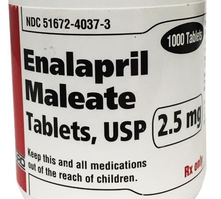 Enalapril label